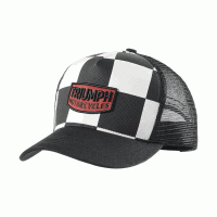 CASQUETTE PRITCHARD NOIR, BLANC CASSÉ ET ROUGE TRIUMPH-Triumph