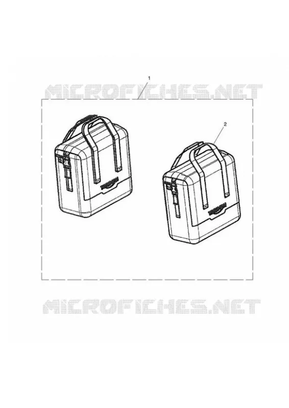 SAC INTERIEUR 32L (BAGAGERIE ALU) Triumph MOTO Tiger 1200 Tiger Explorer XCX  Tiger Explorer XCX