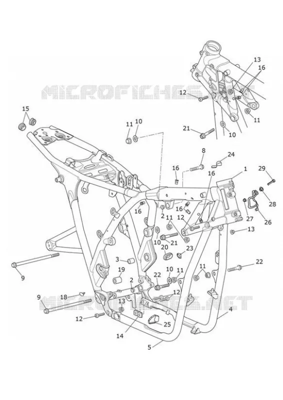 CADRE ET PIECES Triumph MOTO Bonneville Liquid-Cooled Bonneville T100  Bonneville T100