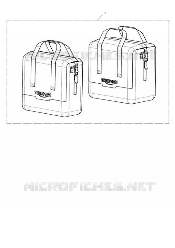 SAC INTERIEUR - LA PAIRE Triumph MOTO Tiger 1200 Tiger 1200 Rally Explorer  Tiger 1200 Rally Explorer