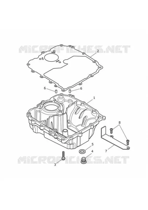 CARTER INFÉRIEUR D’HUILE Triumph MOTO Bonneville Liquid-Cooled Bonneville T100 Euro 5  Bonneville T100 Euro 5