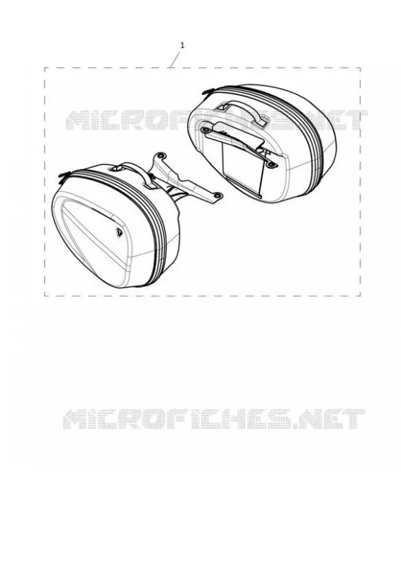 KIT VALISES NYLON Triumph MOTO Bonneville Liquid-Cooled Bonneville T120 Euro 5  Bonneville T120 Euro 5