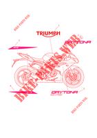 AUTOCOLLANTS pour Triumph DAYTONA 675