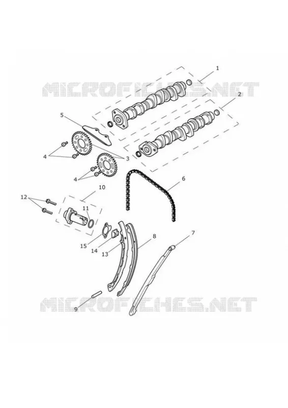 ARBRES A CAMES ET CHAINE Triumph MOTO Daytona Daytona-675 DAYTONA 675 R  DAYTONA 675 R