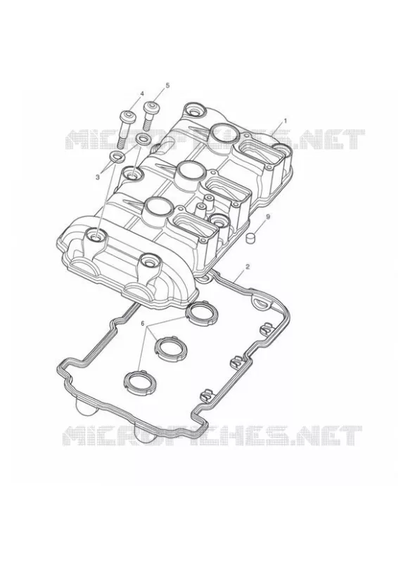 COUVERCLE D'ARBRES A CAMES Triumph MOTO Speed Speed-Triple SPEED TRIPLE R  SPEED TRIPLE R