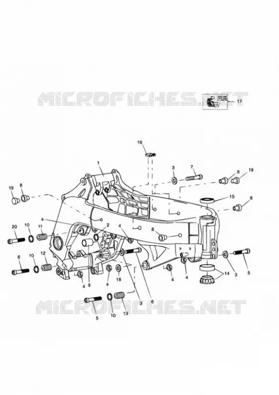 CADRE ET FIXATIONS Triumph MOTO Sprint Sprint-RS SPRINT RS  SPRINT RS
