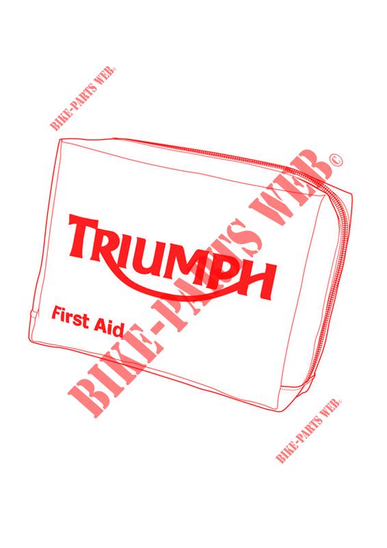 TROUSSE DE PREMIERS SECOURS DIN 13167 pour Triumph Bonneville T100 Carbs