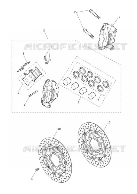 Phares additionnels LED pour BMW Motorrad F 650 GS (2000