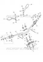 SUSPENSION AVANT / DIRECTION ET COMMANDE D'EMBRAYAGE  Street Triple triumph-moto 765 STREET TRIPLE 765 R 10008857327