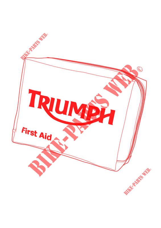 TROUSSE DE PREMIERS SECOURS DIN 13167 pour Triumph Thruxton Carbs