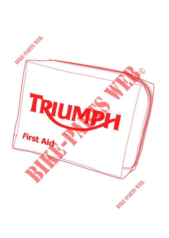 TROUSSE DE PREMIERS SECOURS DIN 13167 pour Triumph Thruxton EFI