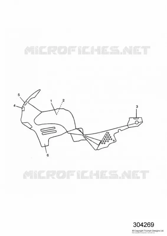 AUTOCOLLANTS Triumph MOTO Tiger 885 TIGER 885 Carburetor  TIGER 885 Carburetor