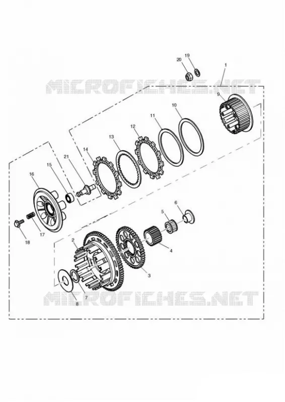 EMBRAYAGE Triumph MOTO Tiger 885 TIGER 885i  TIGER 885i