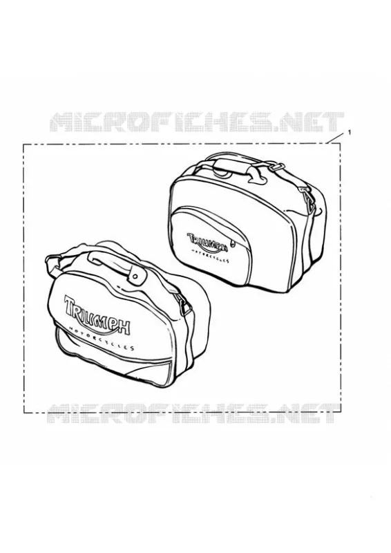 SAC INTERIEUR VALISE Triumph MOTO Tiger 955 TIGER 955i  TIGER 955i