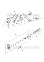 EMBRAYAGE / BOITE DE VITESSES / MECANISME DE SELECTION  Tiger triumph-moto 1050 TIGER 1050 & SE 10006461847