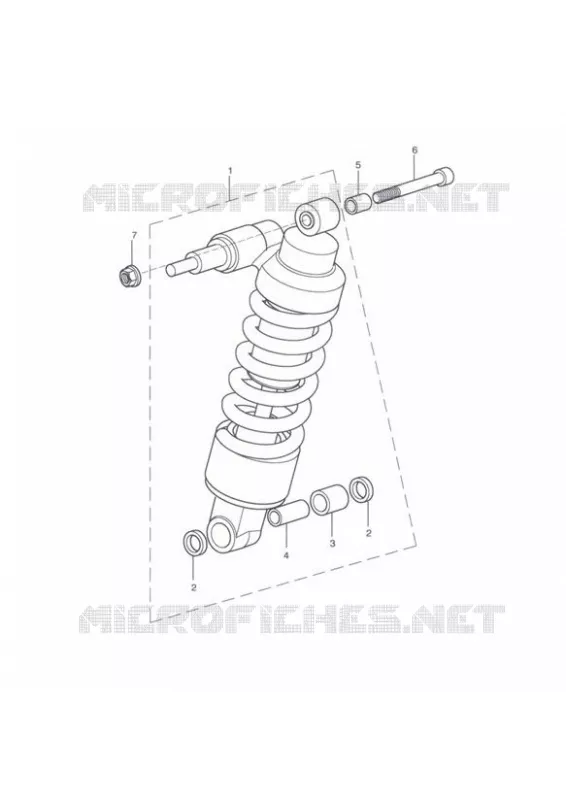 SUSPENSION ARRIERE Triumph MOTO Tiger 1050 TIGER 1050 & SE  TIGER 1050 & SE