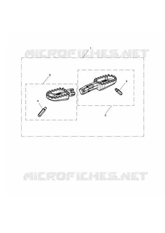 KIT REPOSES PIEDS GRIS Triumph MOTO Tiger 800 Tiger 800  Tiger 800