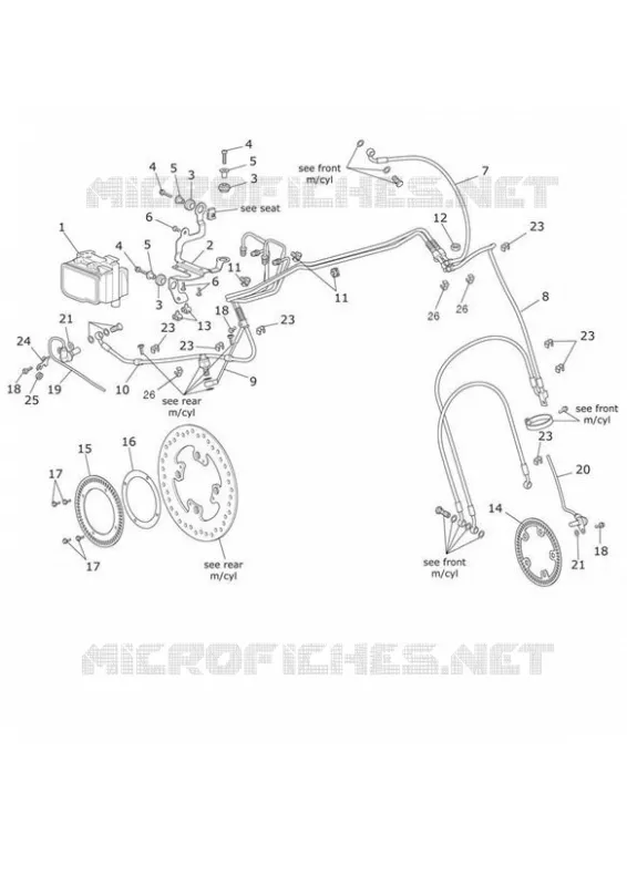 SYSTEME ABS Triumph MOTO Tiger 800 Tiger 800  Tiger 800
