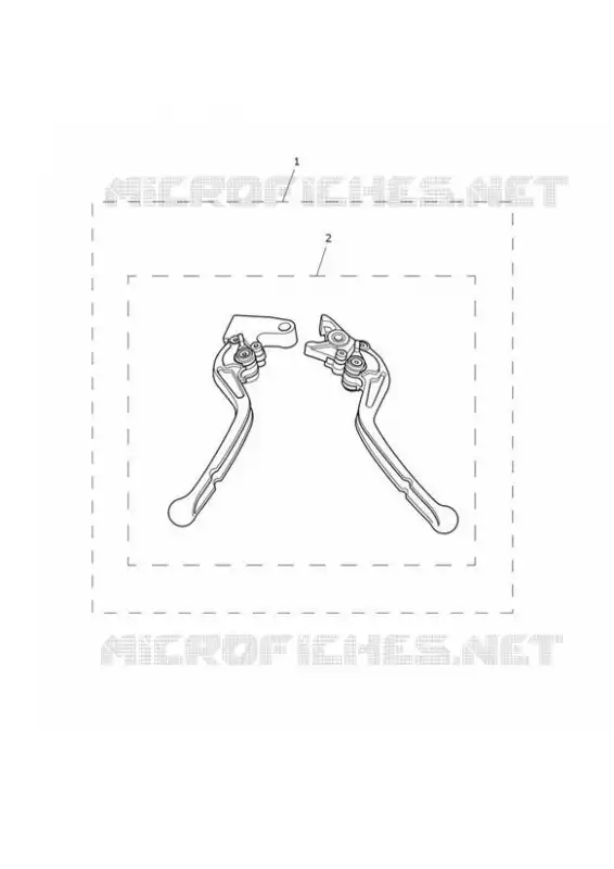 KIT LEVIER REGLABLE LONG (TOUS SAUF US - CA - BR & IN) Triumph MOTO Tiger 800 Tiger 800 XCX  Tiger 800 XCX