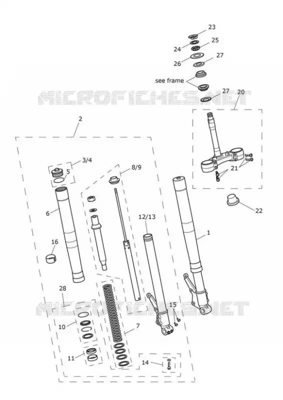 FOURCHE ET TES Triumph MOTO Tiger 800 Tiger 800 XCX  Tiger 800 XCX